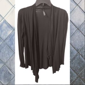 Black Waterfall Cardigan